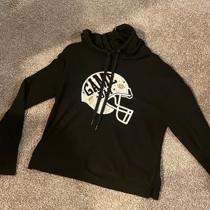 GAME DAY Black Hoodie